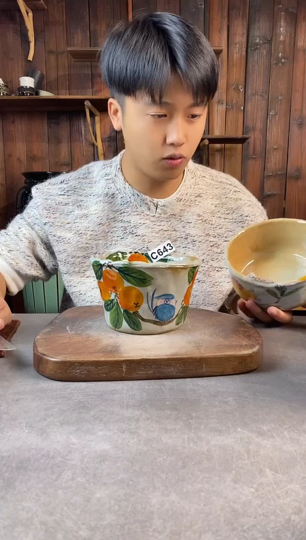 碗643，手工手绘，超值陶瓷！