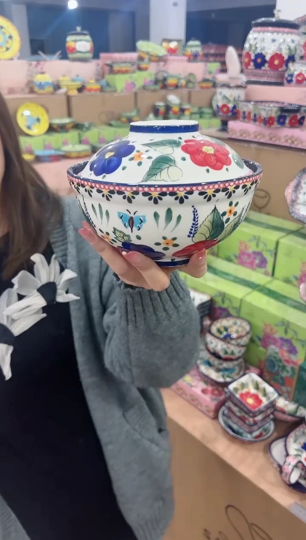 【闪购商品】瓷西里西亚-6.5英寸盖碗