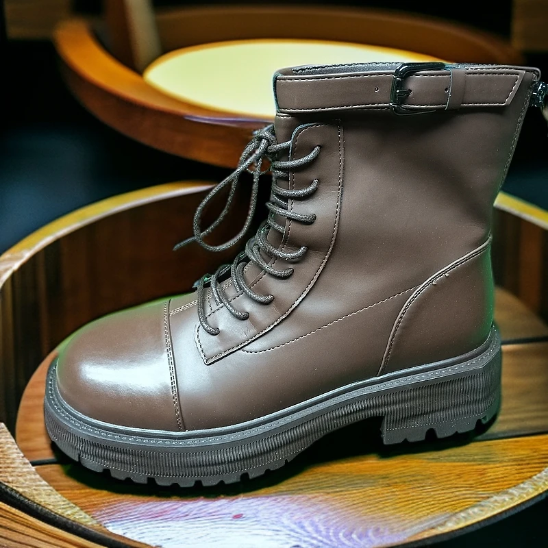 新款0354时尚高端马丁短靴女