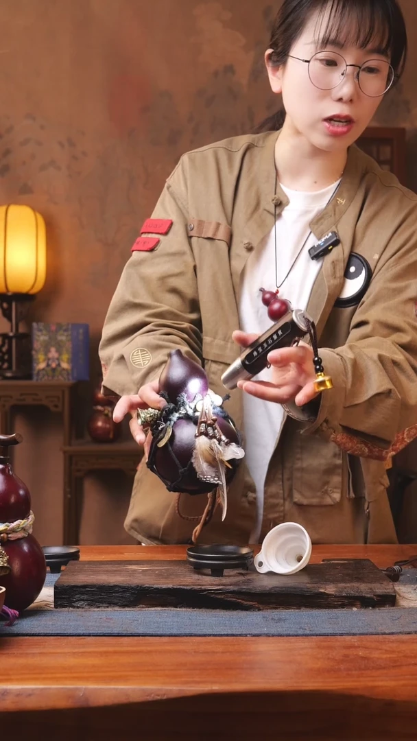 【闪购商品】235号精品大漆葫芦防腐防渗装水茶酒