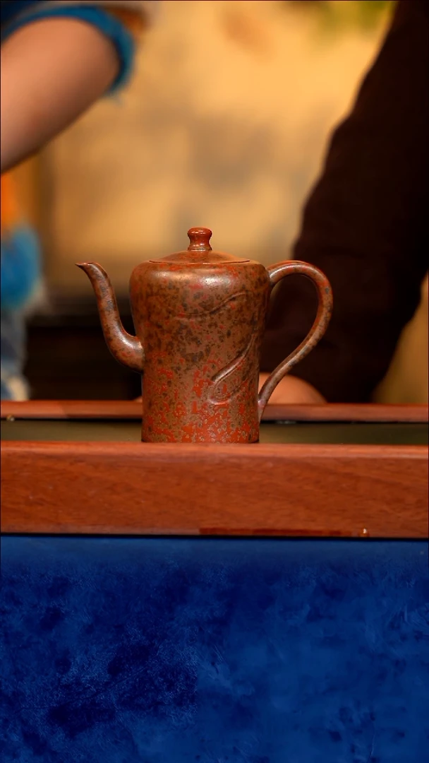 紫砂 宜兴紫砂 CJY 墨金烧  美人