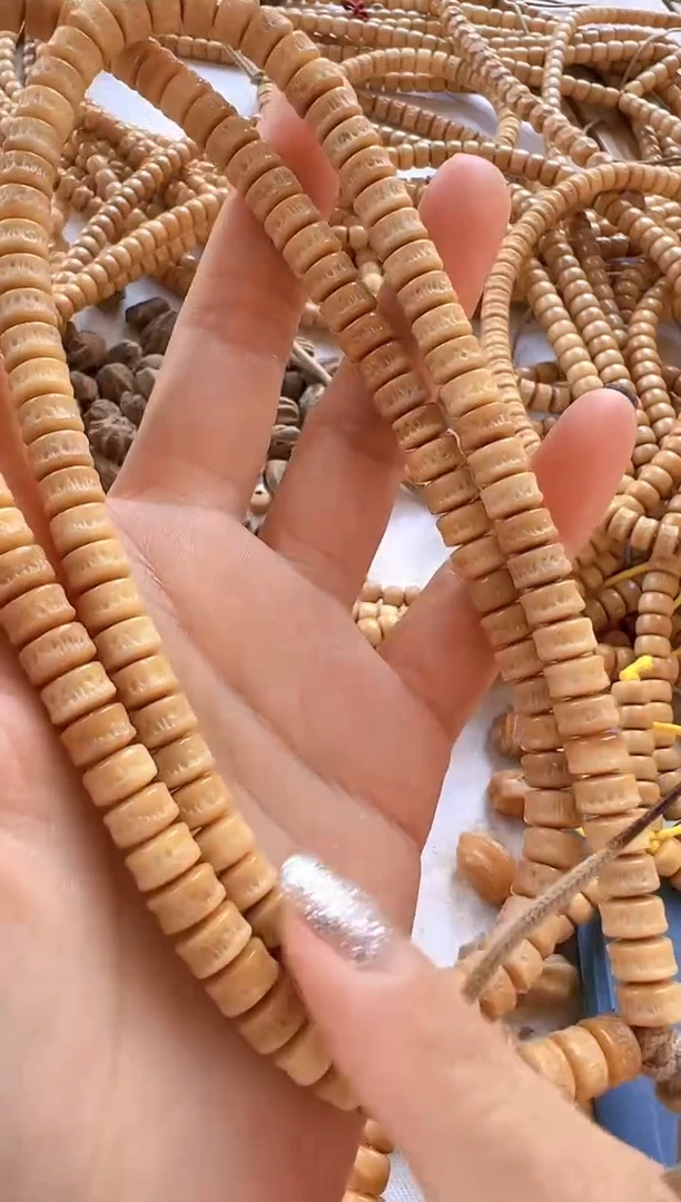 【闪购商品】菩提根/象牙果手串龙脊卡7.6龙嘎脖挂140颗 4号