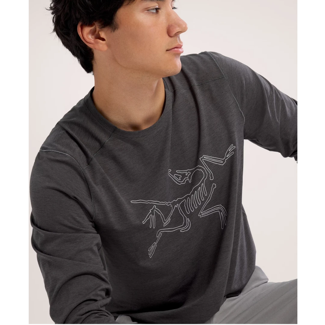 ARC'TERYX/始祖鸟Cormac Logo LS 男士速干排汗长袖X000008452