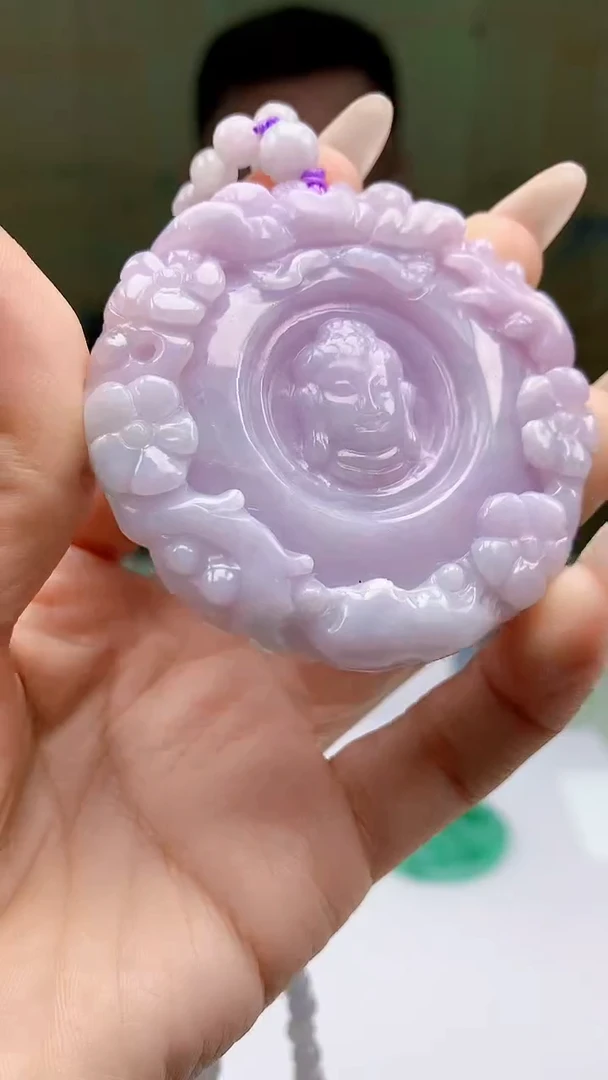 【闪购商品】定制翡翠未镶嵌5125ty-毛货挂件41