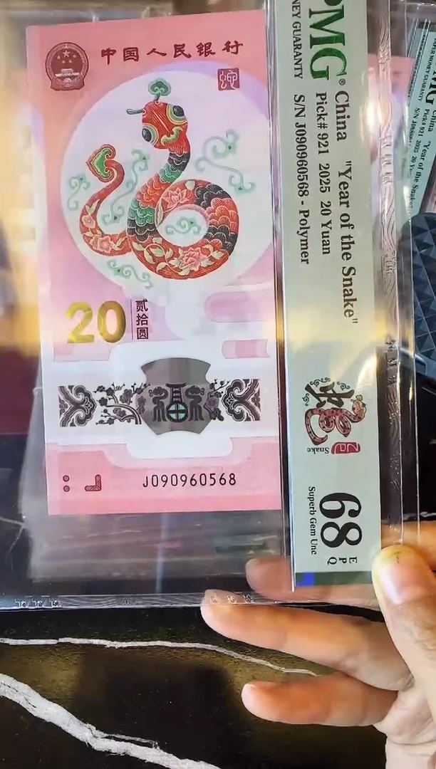 塑料2025 蛇钞 单张  090960568