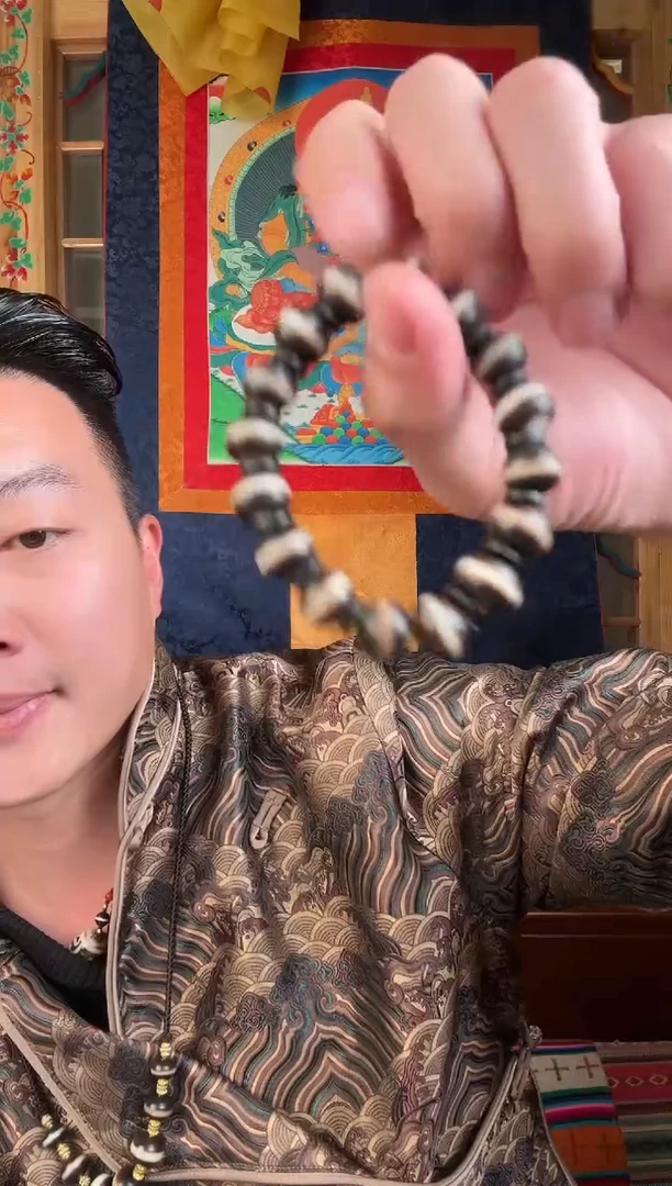 无非金属线珠手串