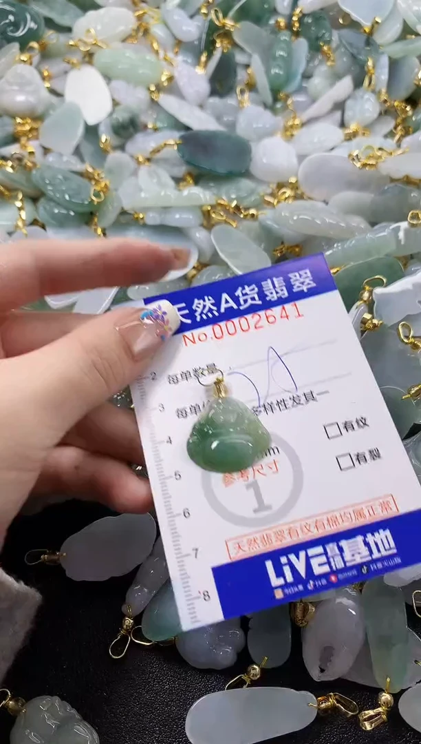 颈饰未镶嵌翡翠天然A货翡翠