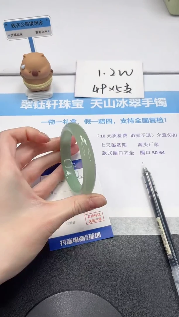 【闪购商品】石英质玉手镯未镶嵌V26-56.3