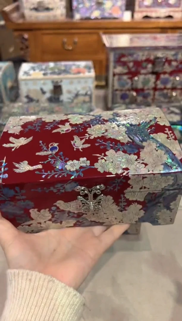 【闪购商品】绒布底弘贝雅螺钿漆器文化馆