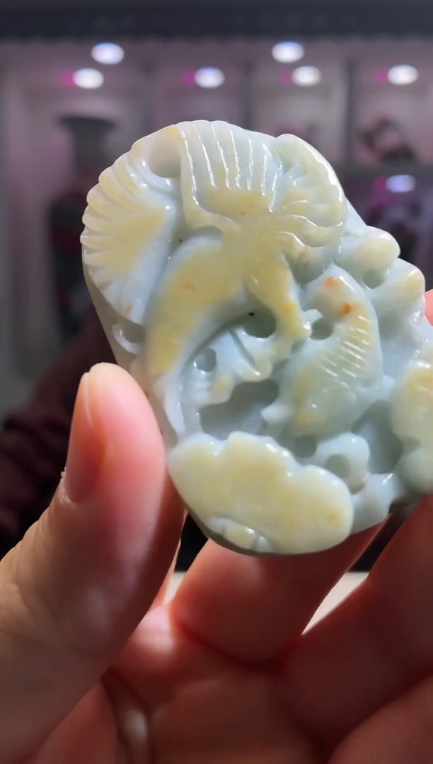 颈饰未镶嵌翡翠天然翡翠-5