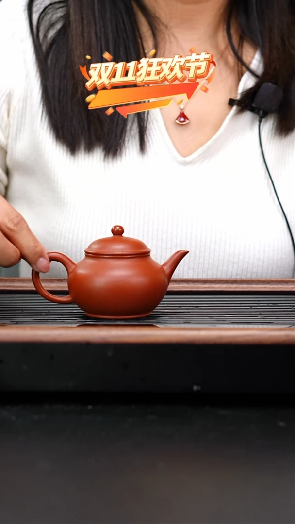 茶壶紫砂朱泥孟臣执壶