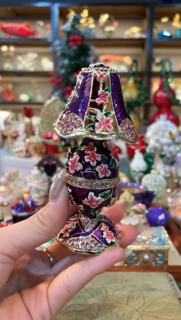 【闪购商品】精致珐琅彩首饰盒