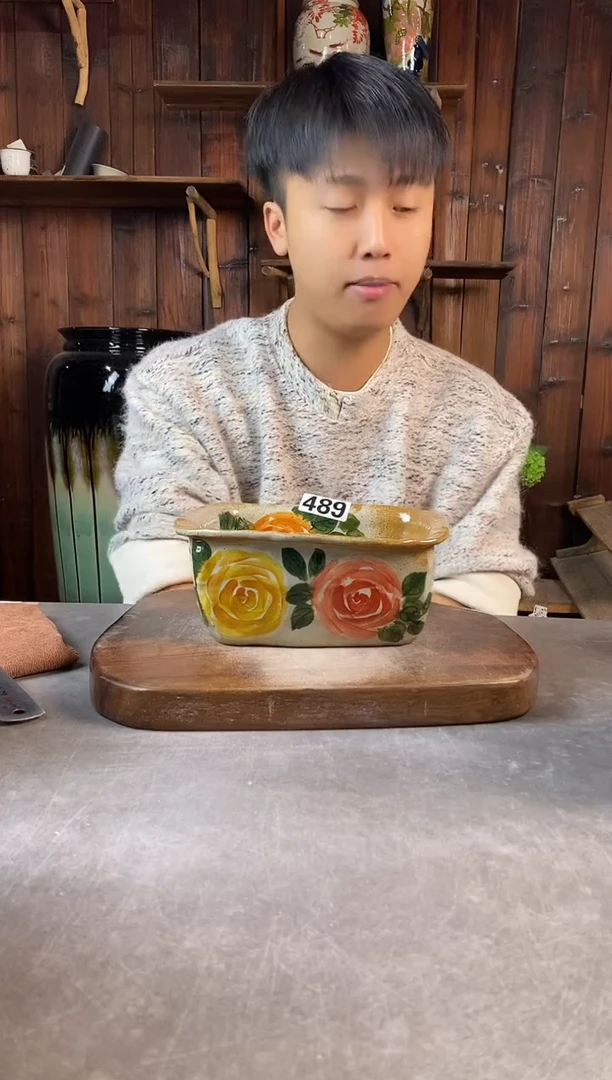 碗489，手工手绘，超值陶瓷