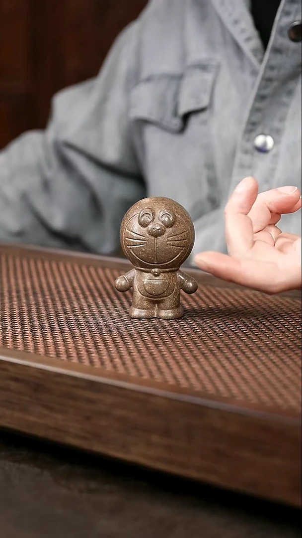 茶壶紫砂岩中泥机器猫