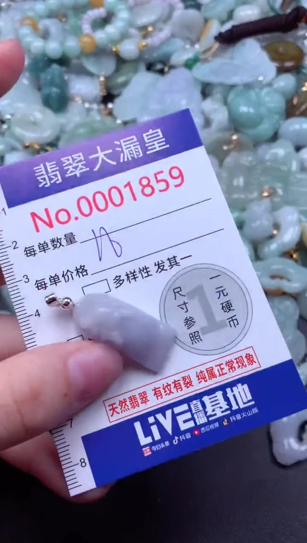 吊坠(不含链)未镶嵌翡翠1859