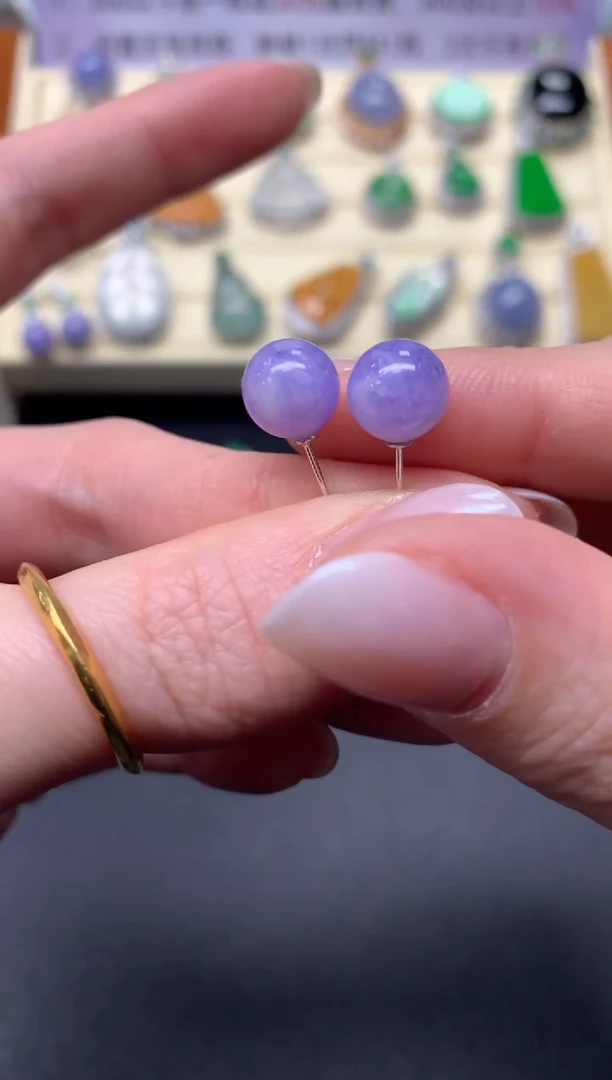 【闪购商品】翡翠耳饰18K金镶嵌耳饰|3500+350