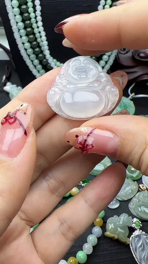 颈饰未镶嵌翡翠佛公