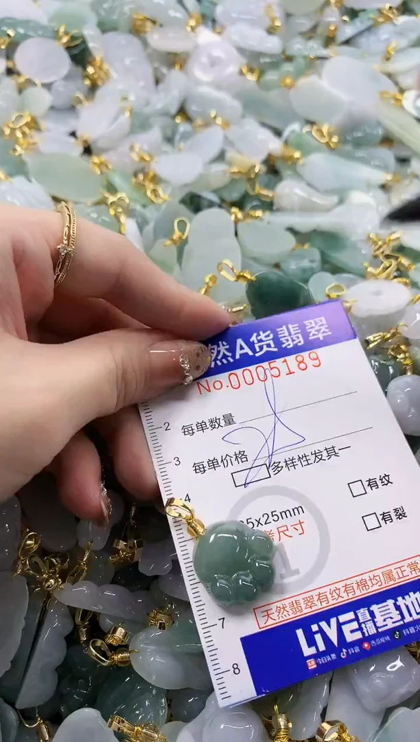 颈饰未镶嵌翡翠天然A货翡翠