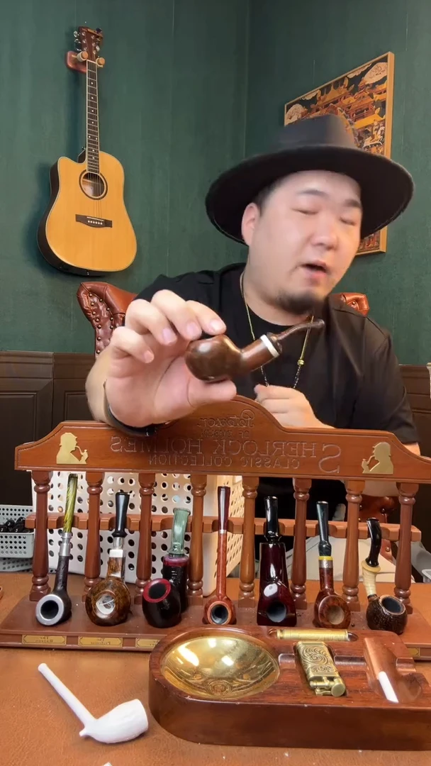 石楠木木雕款意大利进口石楠木烟斗