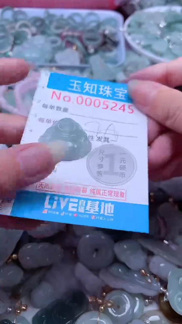 翡翠未镶嵌吊坠(不含链)5245