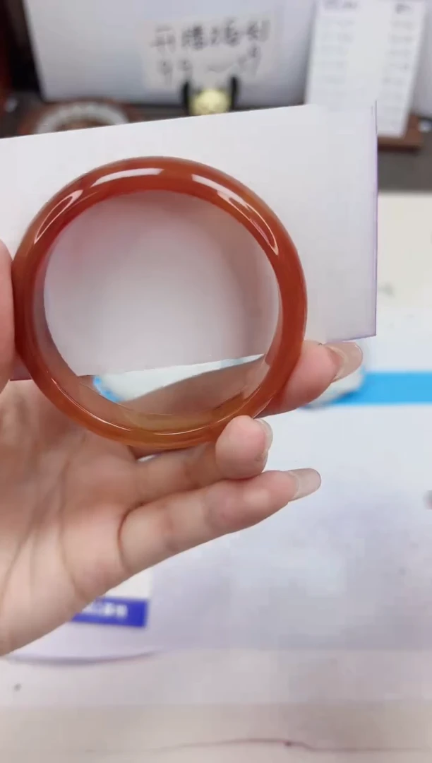 石英质玉手镯未镶嵌468-玛瑙-圈口53