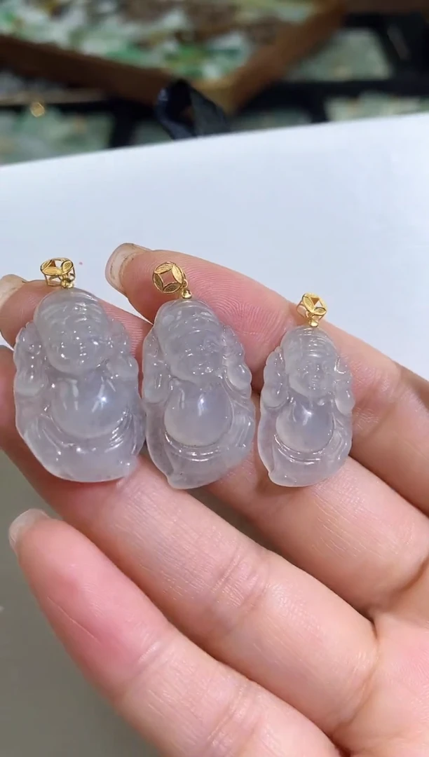 【闪购商品】翡翠颈饰18K金镶嵌20250225012多样性发一