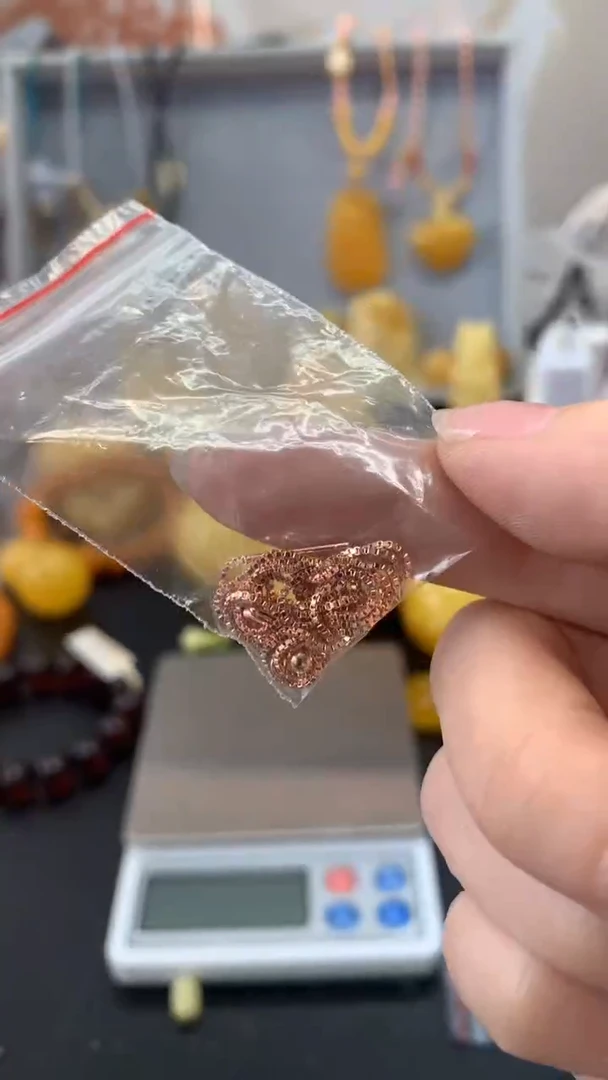 【闪购商品】琥珀珠宝奇石银S925镶嵌32