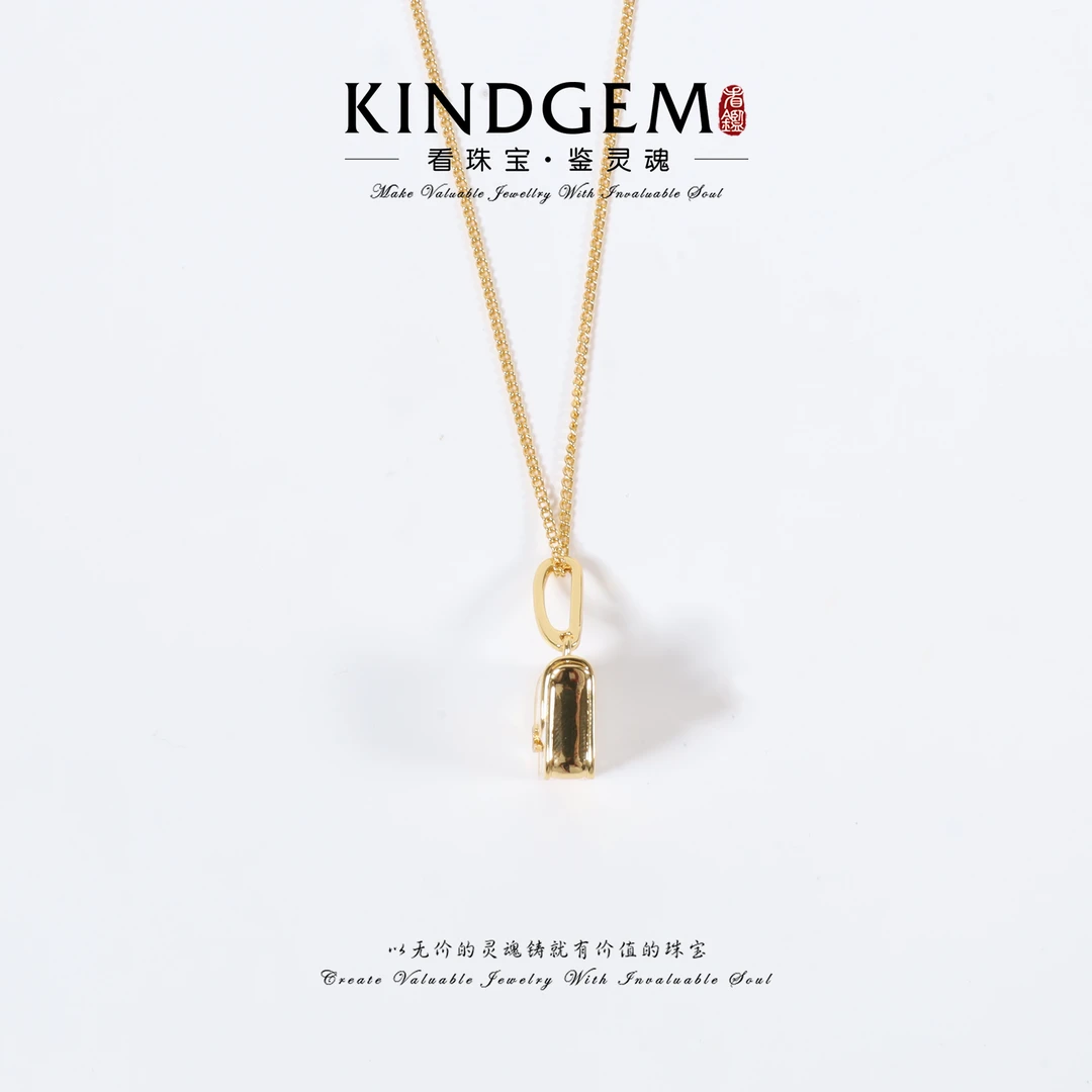 铜合金项链 KindGem 清新时尚多层百搭项链（43+3cm）C-45434