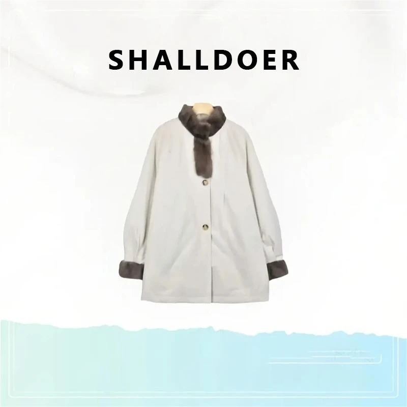 2025冬季新款时尚休闲百搭常规设计款毛领棉服女