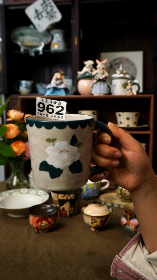 马克杯秋子树手作....480ML...