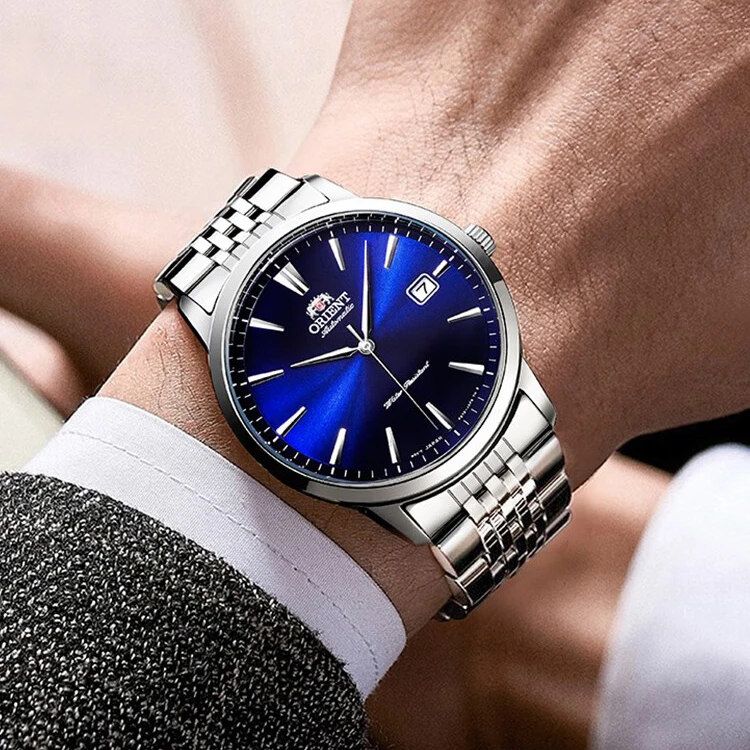 东方双狮手表男经典商务男表全自动机械表时尚进口日本腕表男士