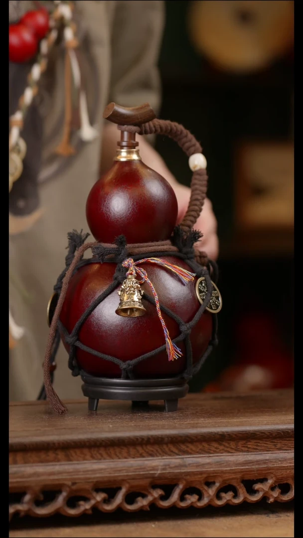 267号精品天然大漆酒葫芦一物一拍~