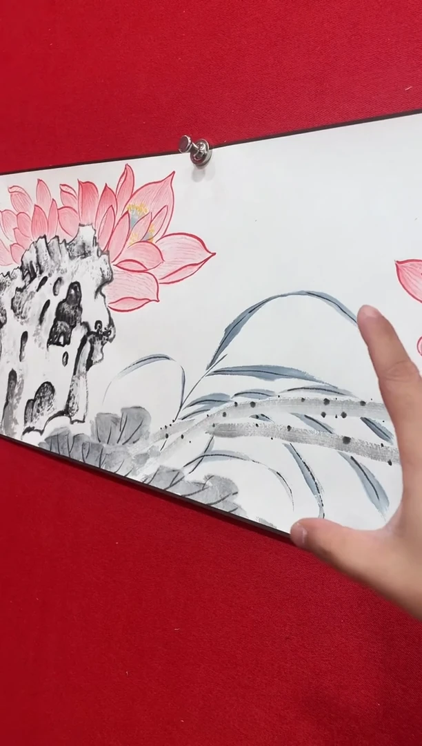 国画3米国画长卷礼盒版-荷花