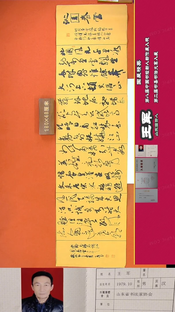 书法112a王军书法作品
