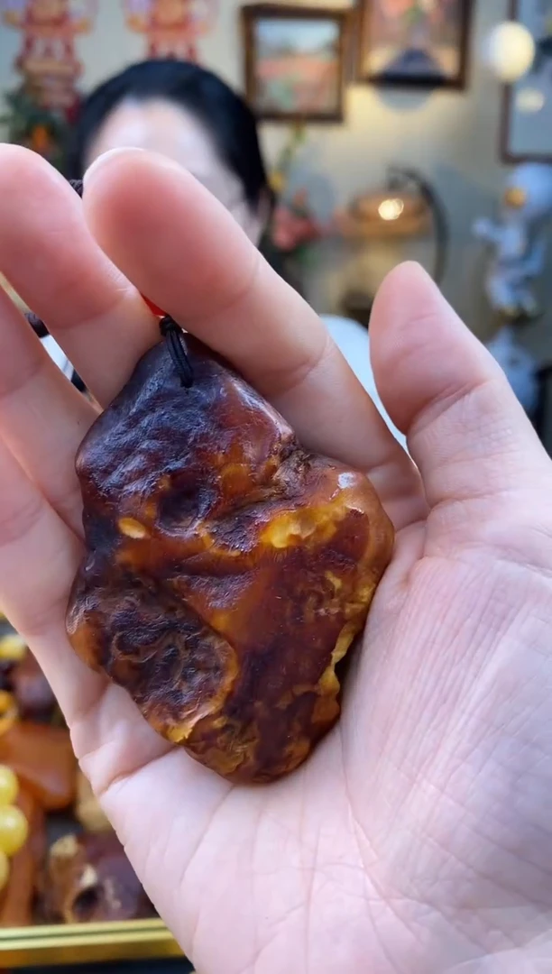 【闪购商品】未镶嵌琥珀颈饰吊坠