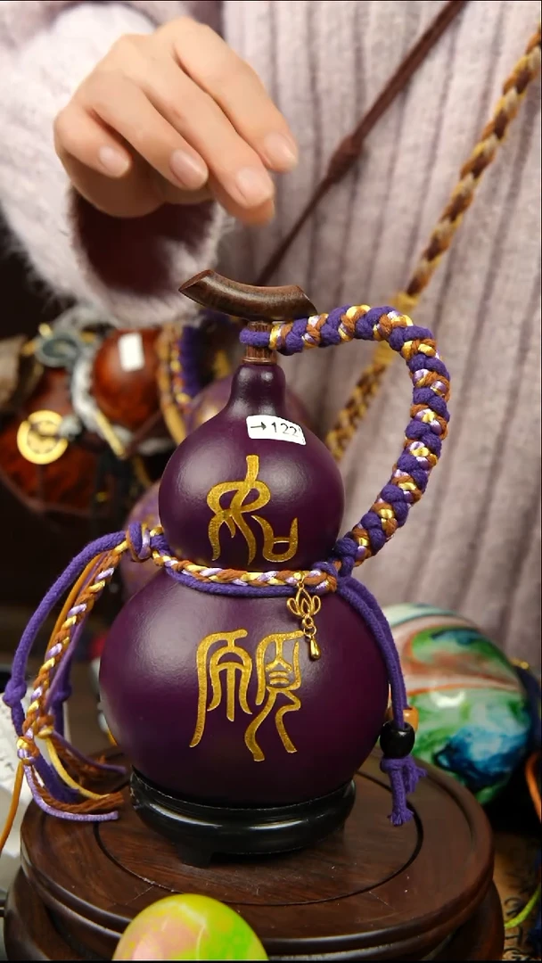 122号500ml左右非遗大漆酒葫芦