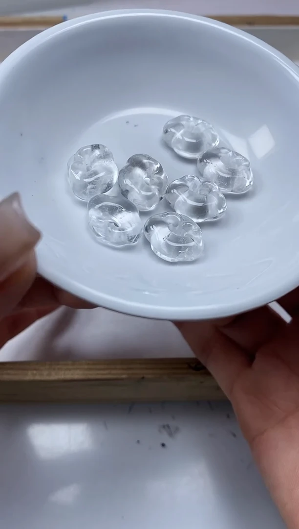 【闪购商品】水晶散珠未镶嵌A272 白水晶 如意1个15元