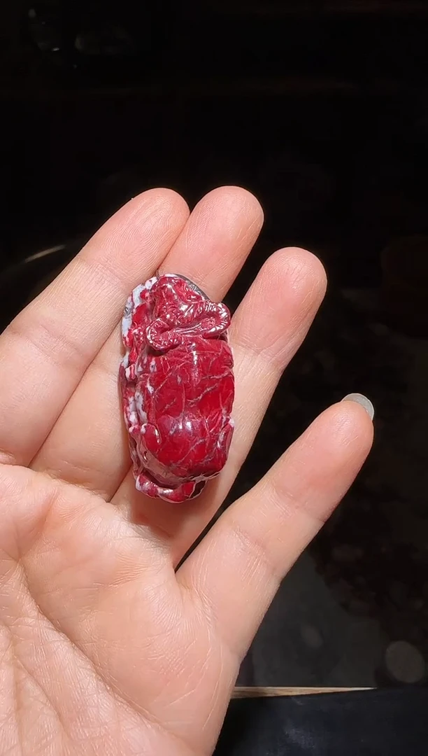 天然辰砂朱砂吊坠27