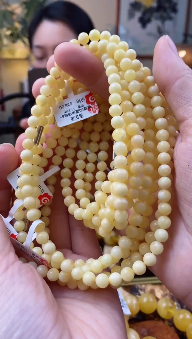 【闪购商品】琥珀颈饰未镶嵌项链(多样性发其一）