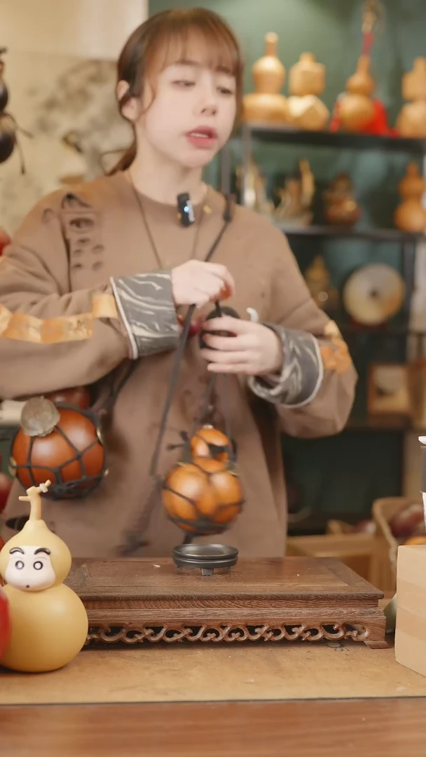 【闪购商品】134号精品天然大漆工艺防渗内胆酒葫芦~