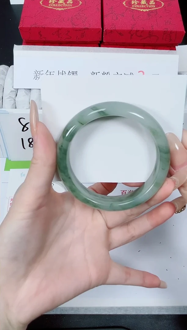 【闪购商品】石英质玉手镯未镶嵌K378-56.2