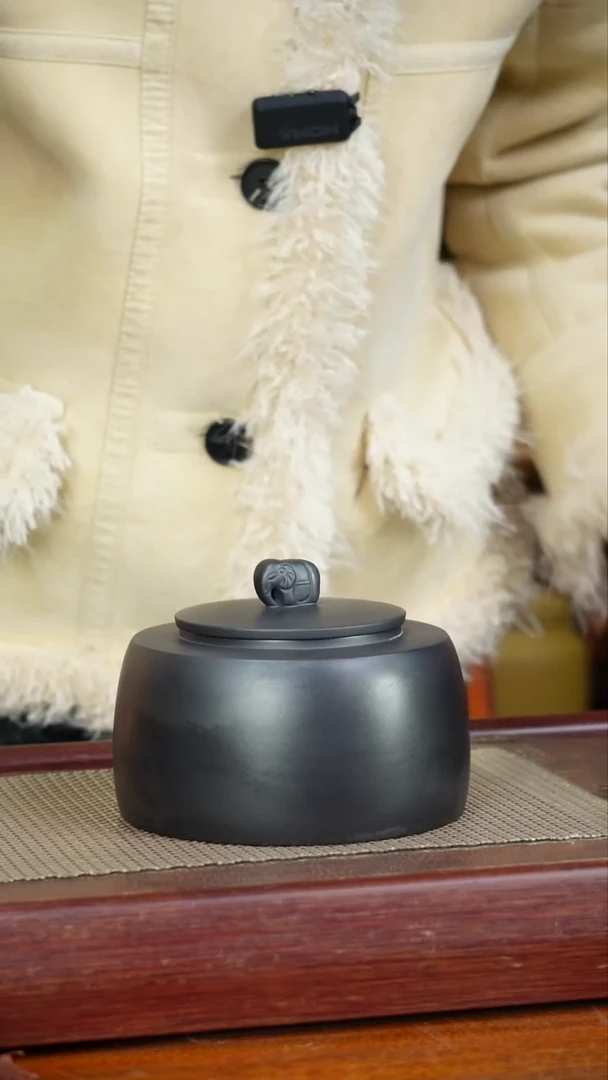 宜兴原矿紫砂茶叶罐