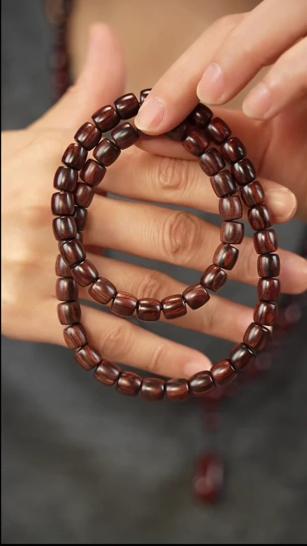 降真香手串/手链红降8x8直切锁骨链-887