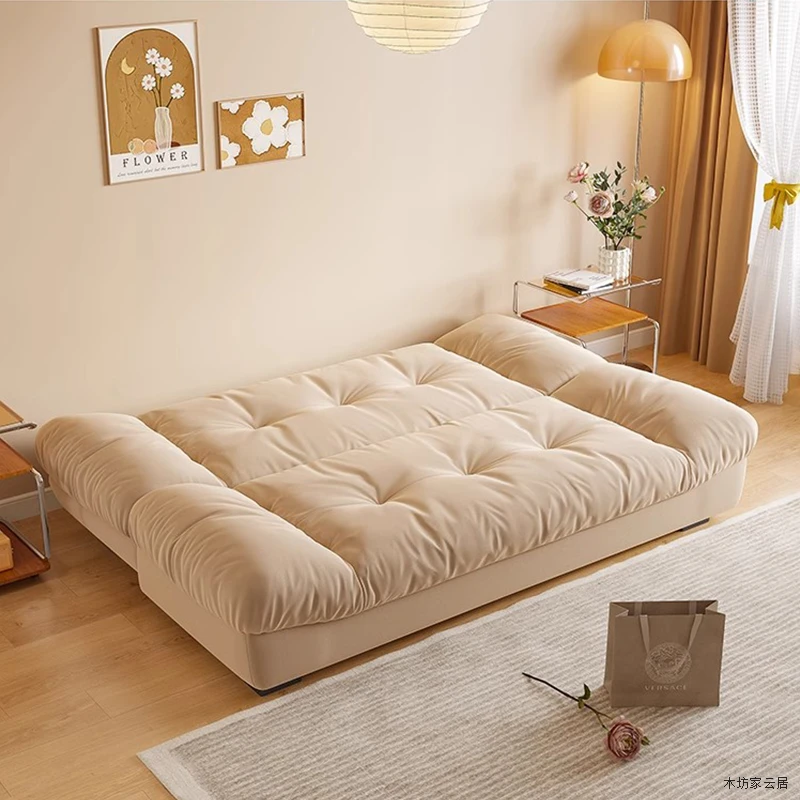 可折叠沙发多功能客厅小户型云朵沙发床一体两用现代奶油风网红款