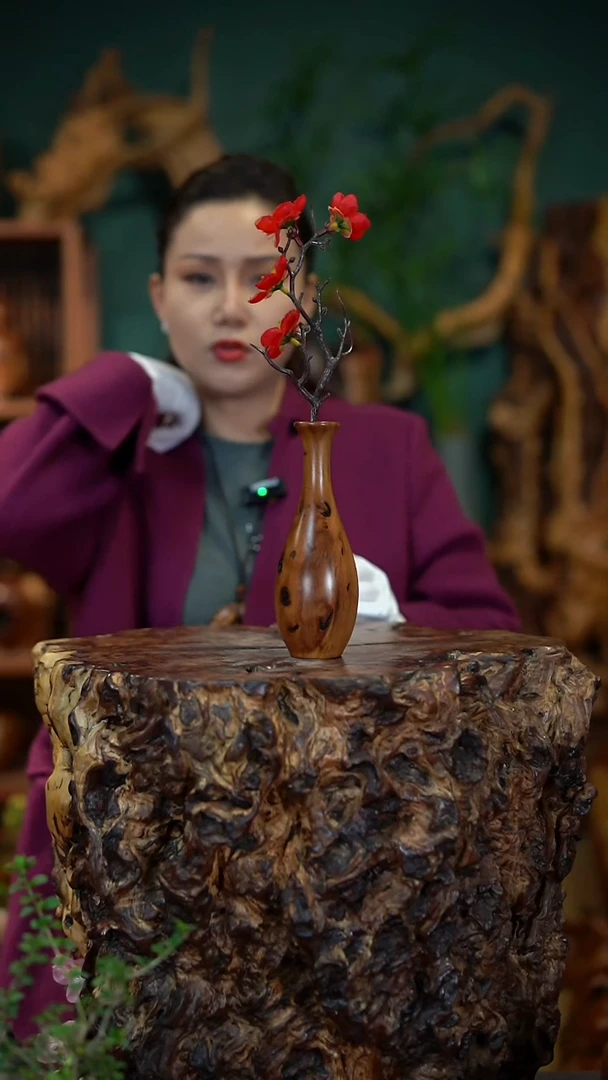 枣木雷击枣木玉净瓶