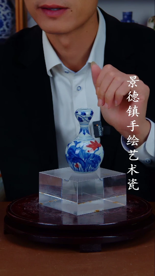 瓶景德镇手工手绘陶瓷摆件9