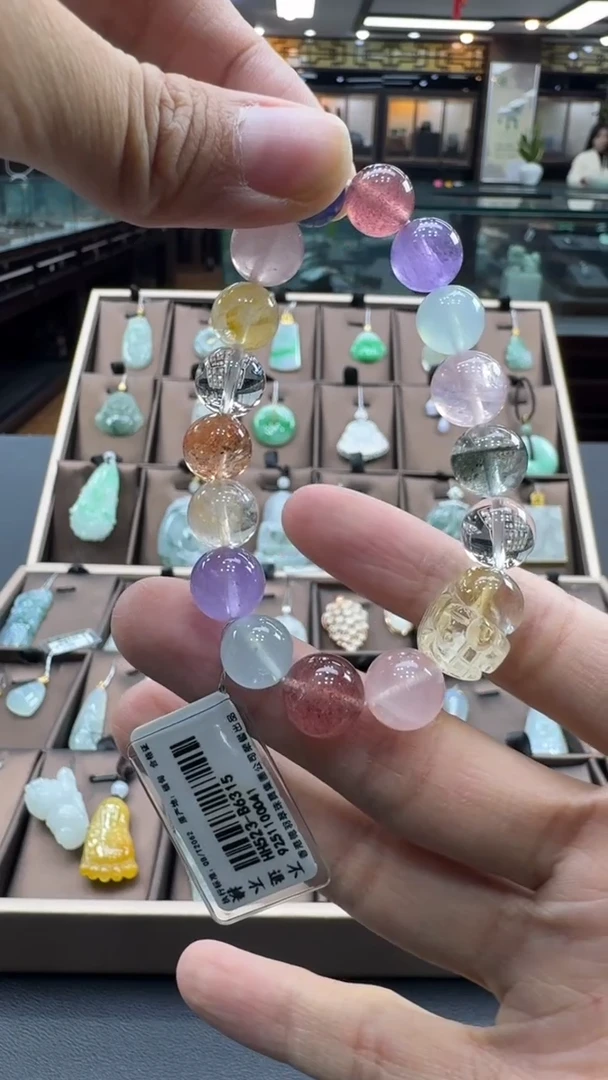 未镶嵌手串水晶M****肥手串