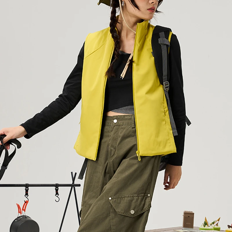 (衣兮羊毛气绒马甲)8012秋冬情侣款户外冲锋百搭保暖休闲马夹W