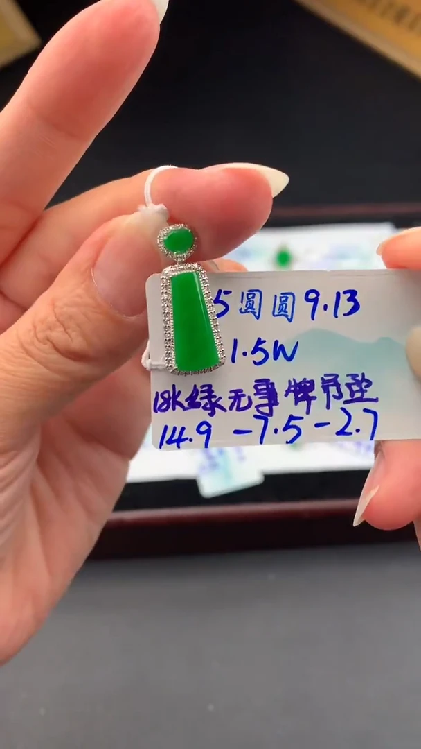 颈饰未镶嵌翡翠自带#送人#，联系客服核对地址~