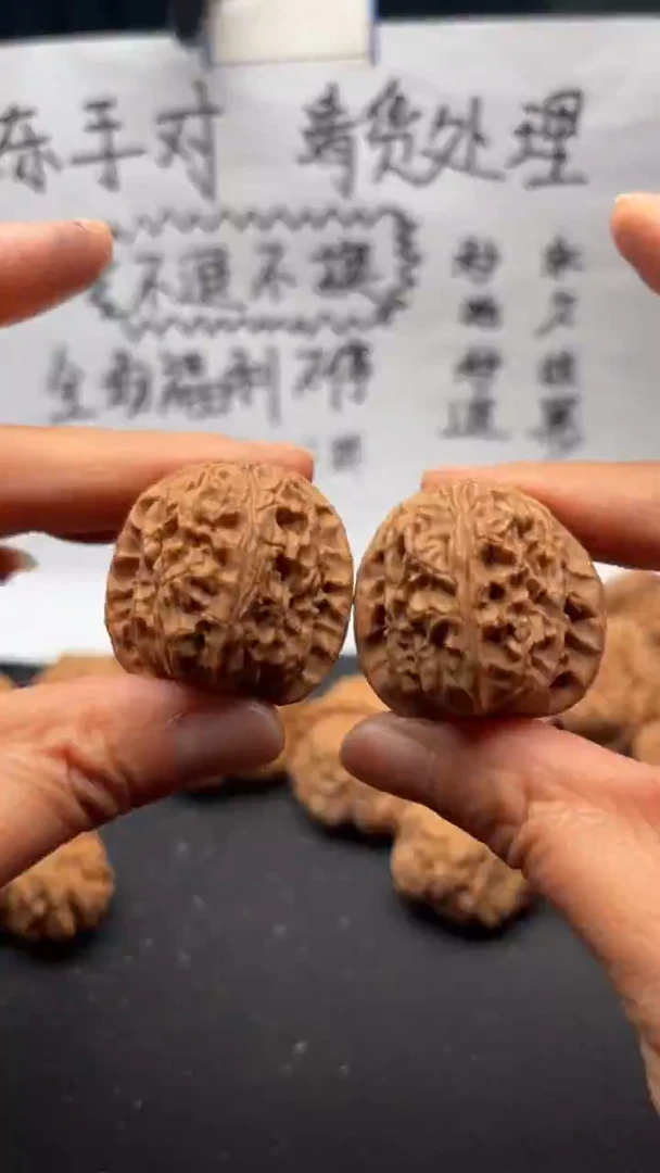 把件文玩核桃297白狮子